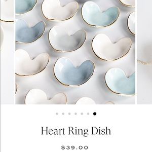 Susan Gordon Pottery heart ring dish